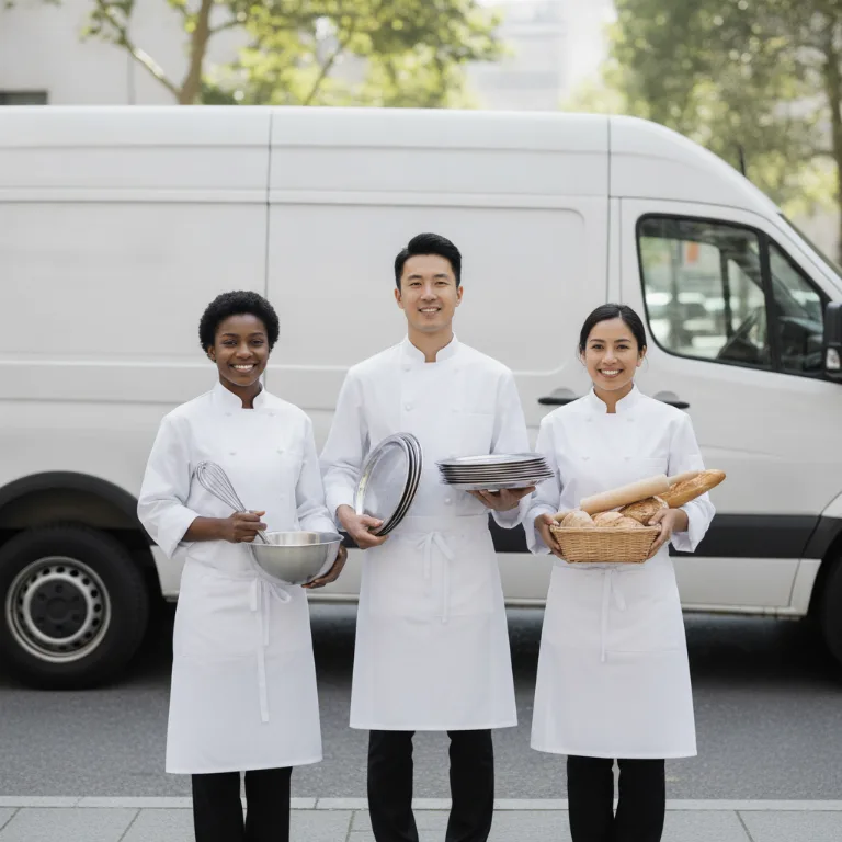 Catering team in Quebec